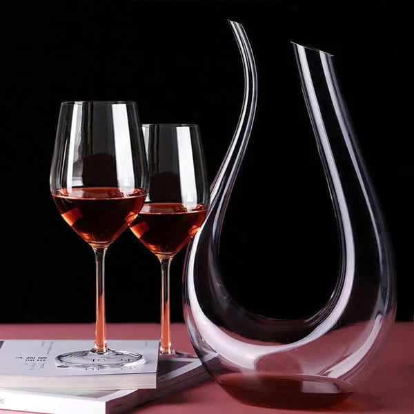 Decante de Vinho Recipiente de Vidro Cisne Decantado