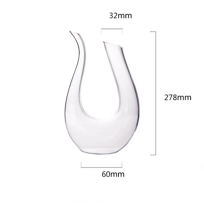 Decante de Vinho Recipiente de Vidro Cisne Decantado