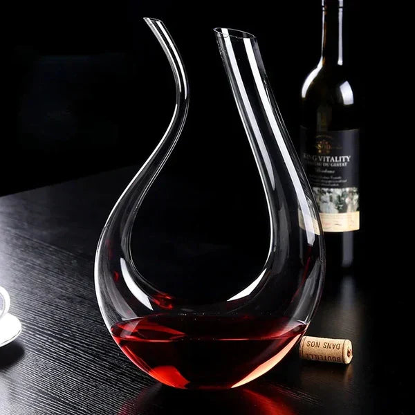 Decante de Vinho Recipiente de Vidro Cisne Decantado