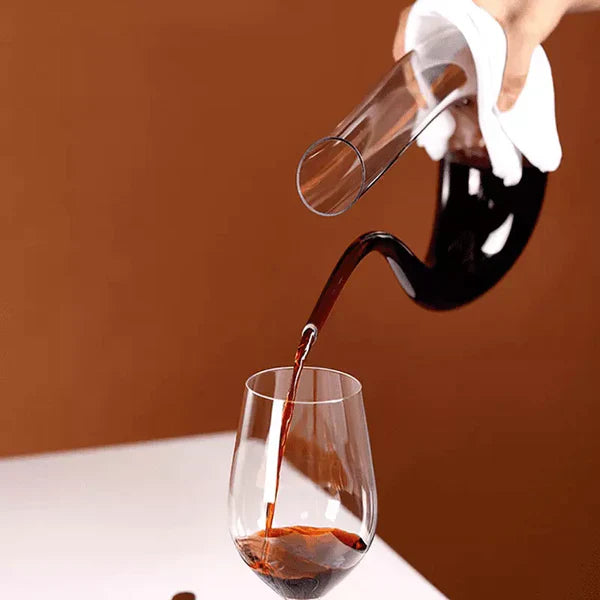 Decante de Vinho Recipiente de Vidro Cisne Decantado