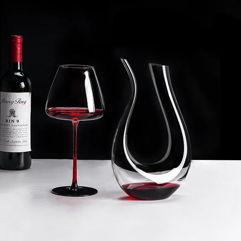 Decante de Vinho Recipiente de Vidro Cisne Decantado