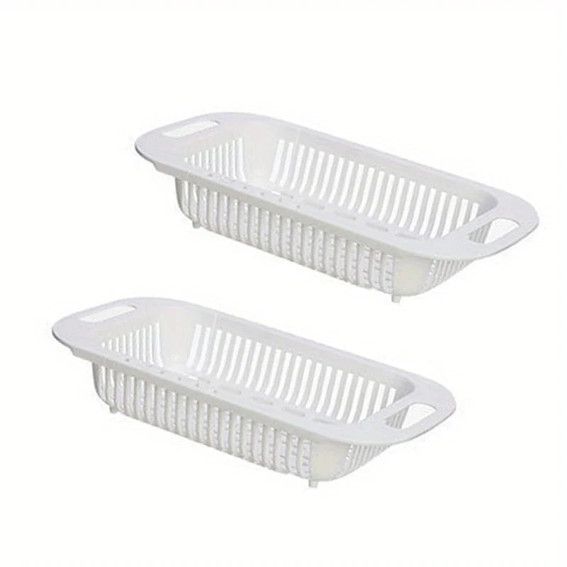 Escorredor de Alimentos Cesto de Drenagem Expansível - Compre 1 leve 2