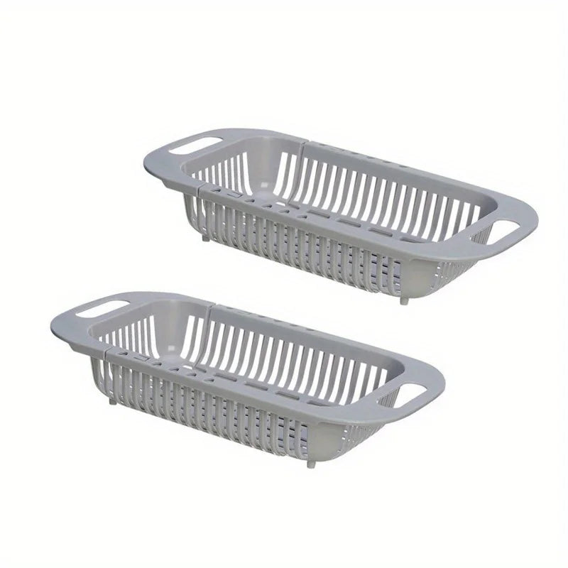 Escorredor de Alimentos Cesto de Drenagem Expansível - Compre 1 leve 2