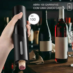 Abridor de Vinho Elétrico 4 em 1